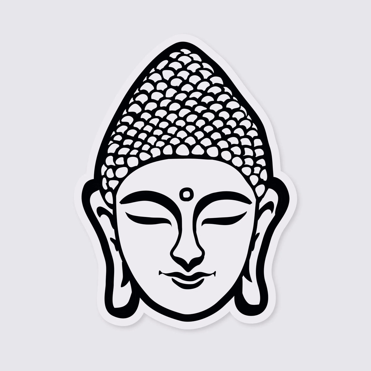 Прозорий стікер "Buddha"
