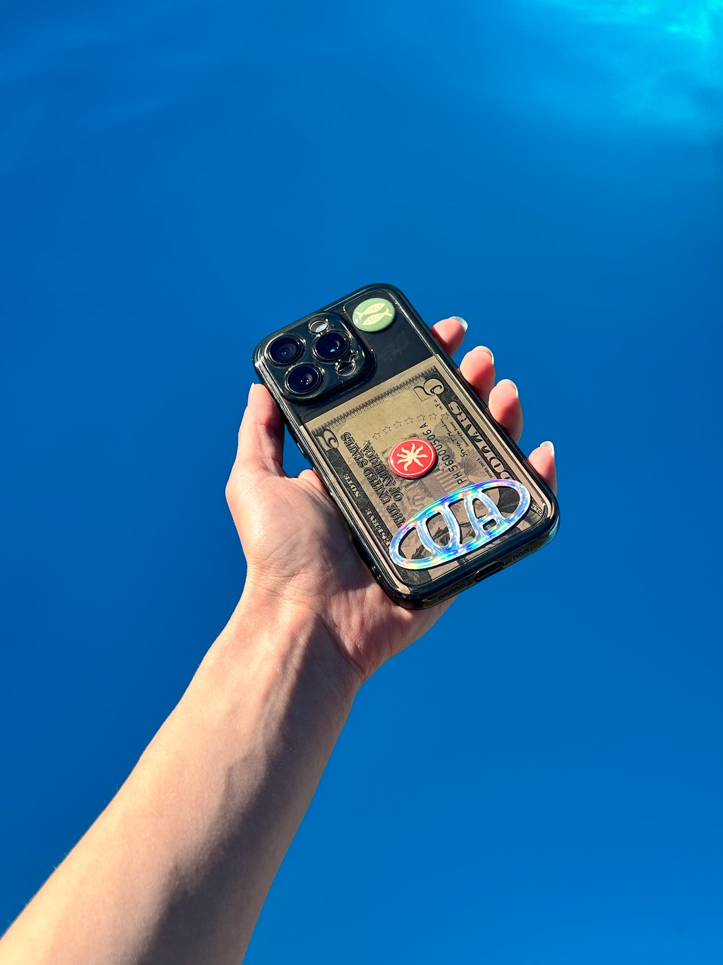 "UA" 3D sticker