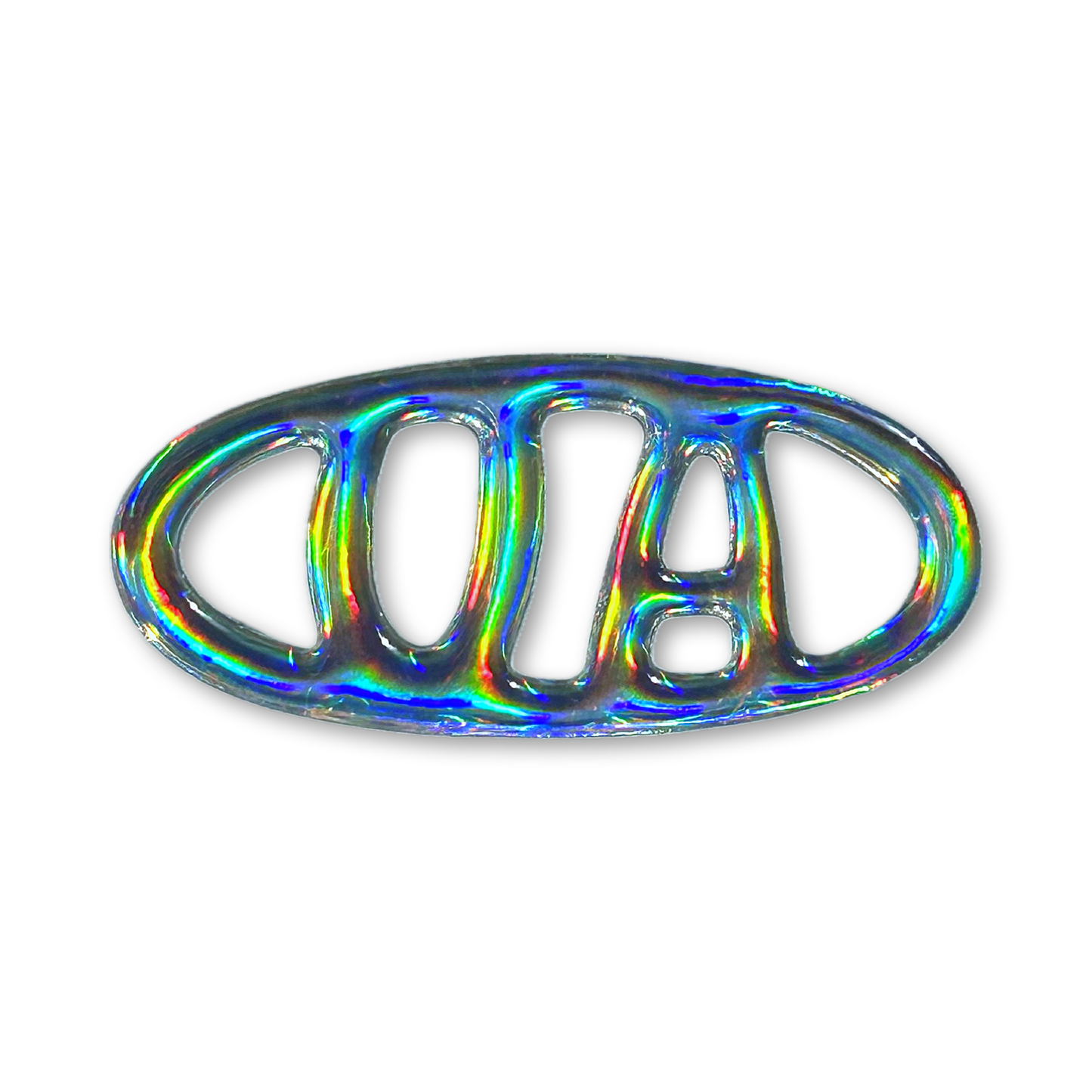 "UA" 3D sticker