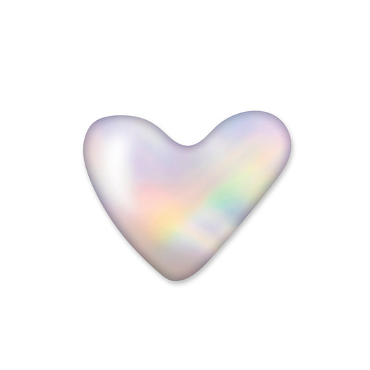 "mini heart" обʼємна голографічна наліпка