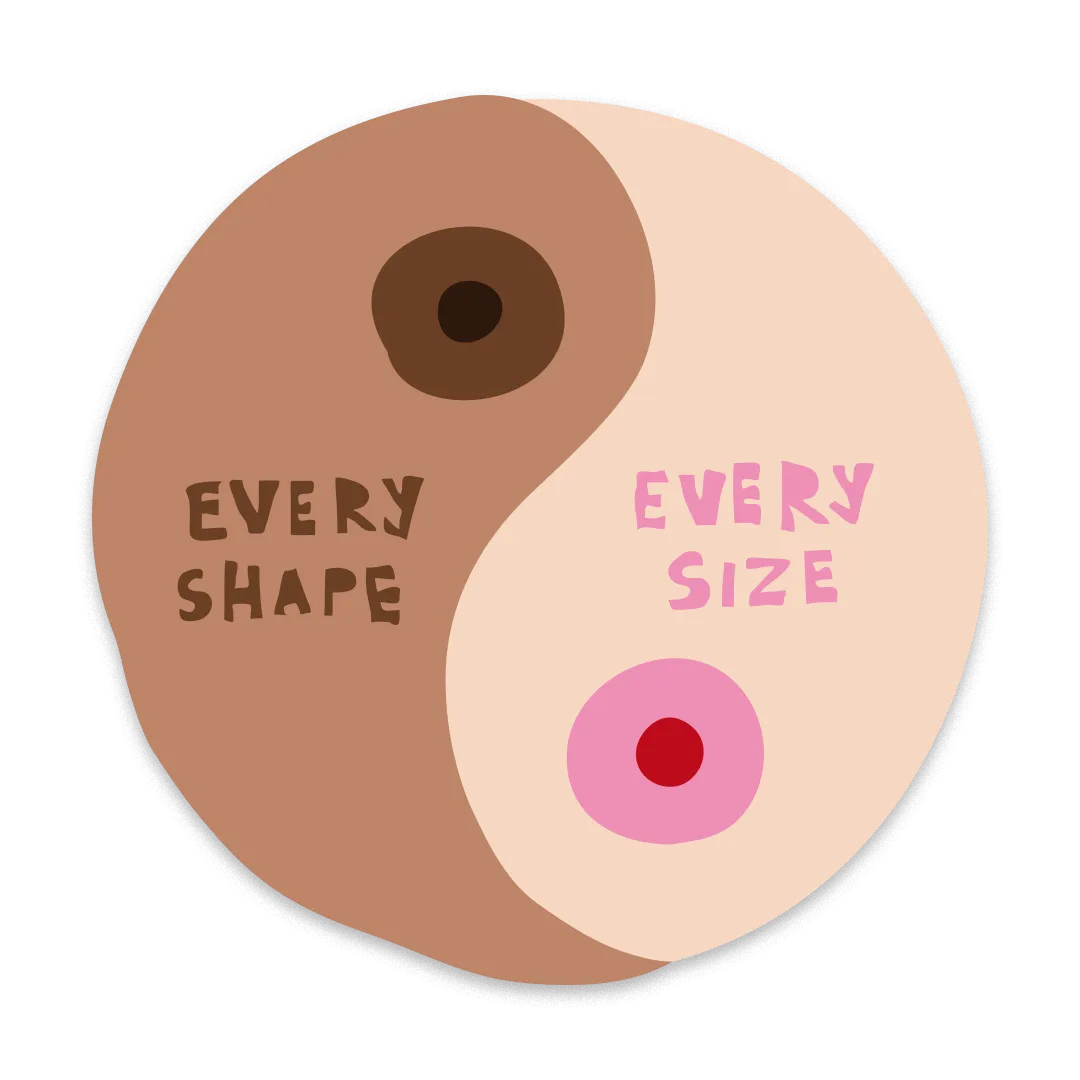 Стікер "Every shape&size"