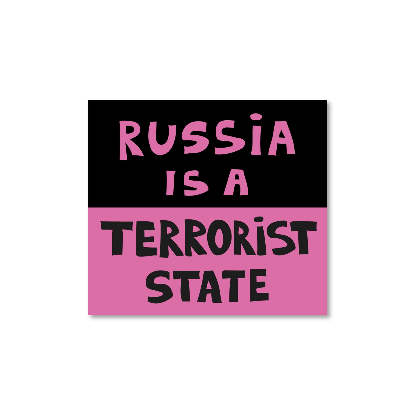 Стікер "terrorist state"