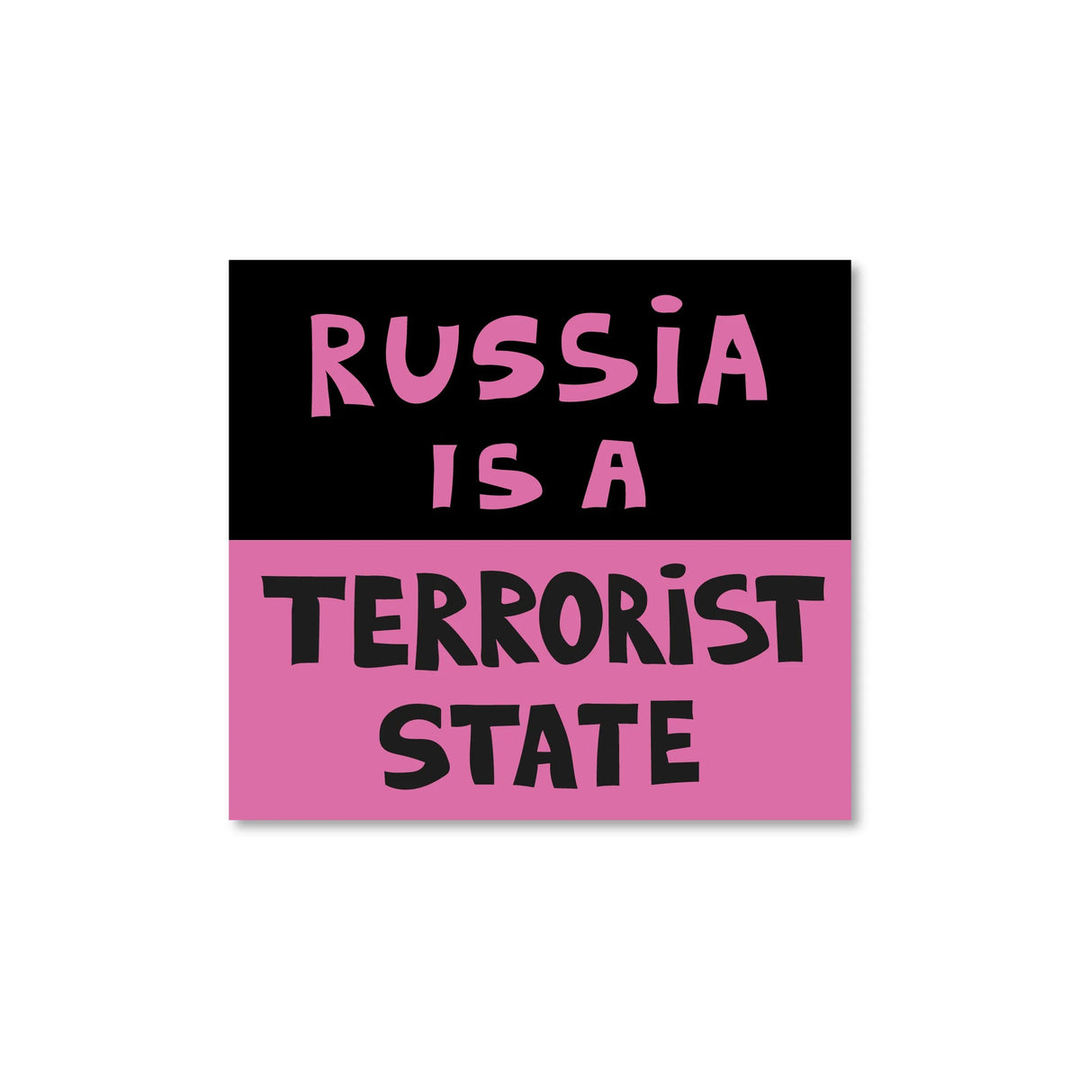 Стікер "terrorist state"