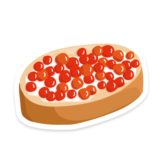 Стікер "бутерброд з ікрою"