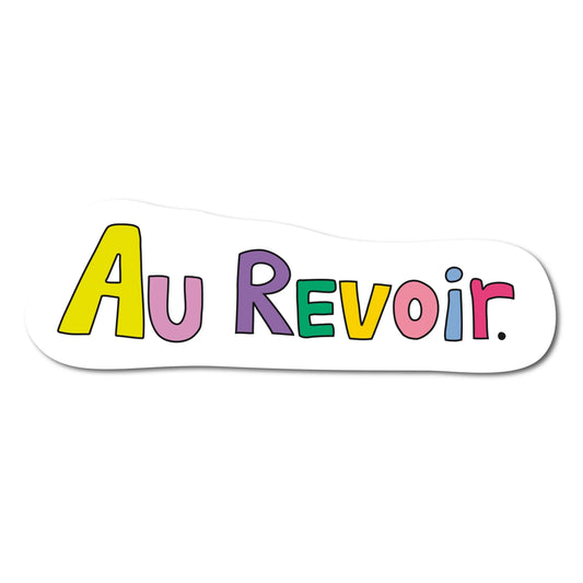 Стікер "Au Revoir"