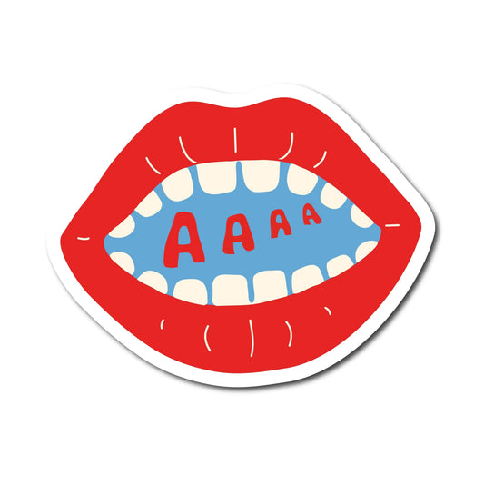 Стікер "Аааа"