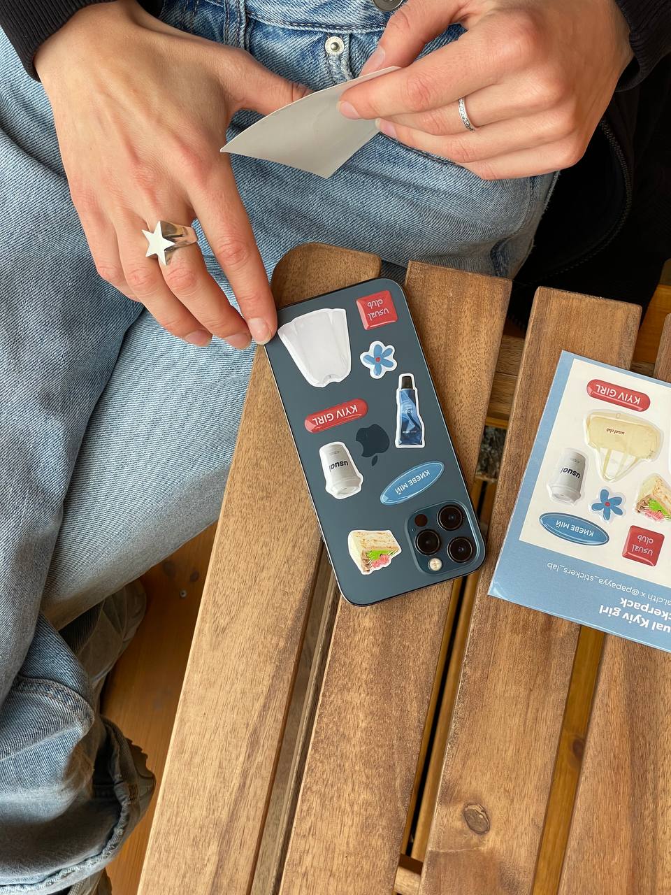 Usual Kyiv girl sticker pack