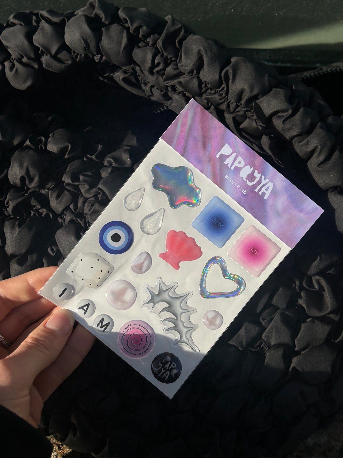 "Pearl" 3D stickerset