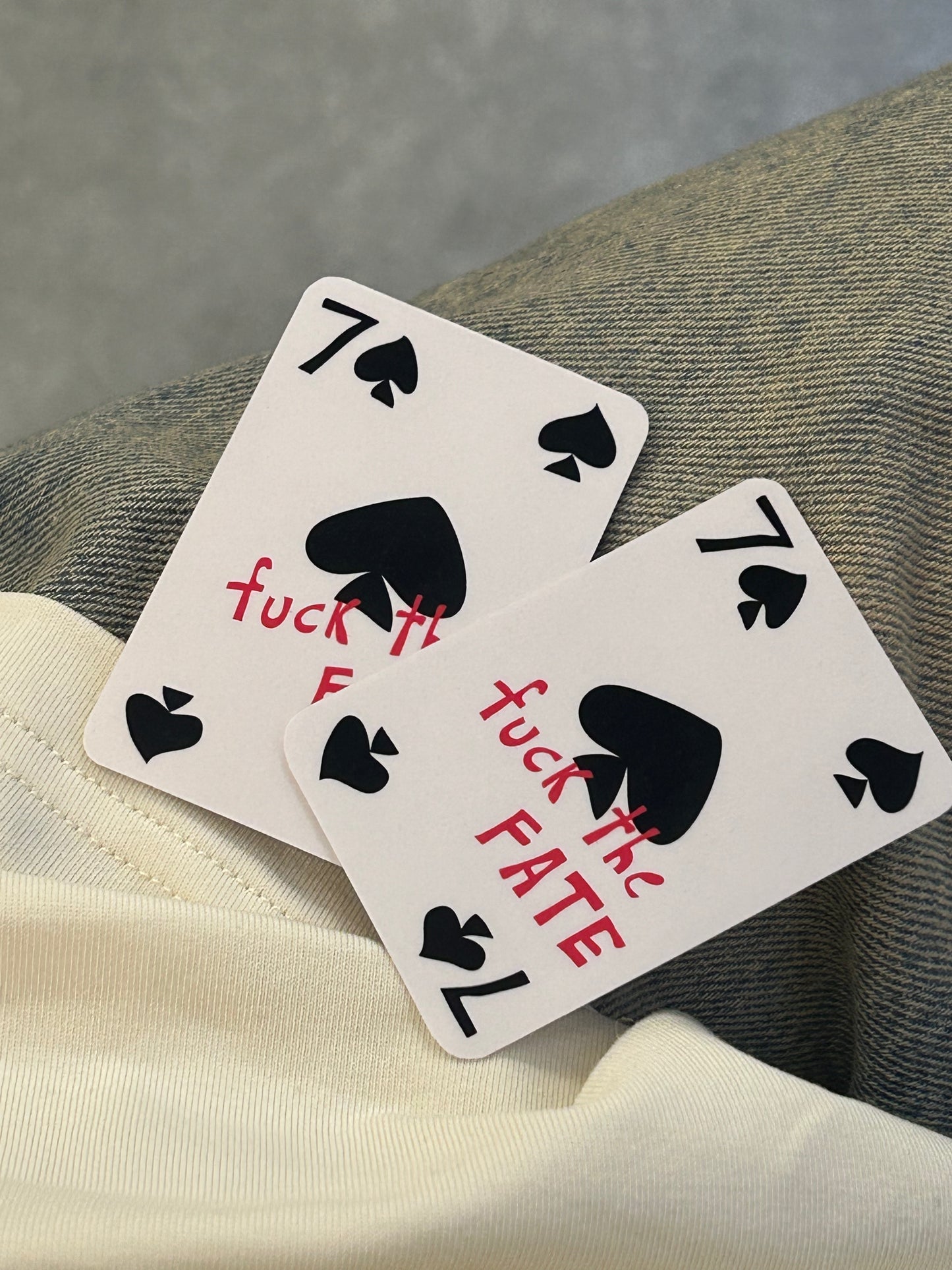 "Fuck the fate"