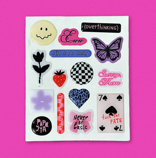 "Sorry mom" 3D stickerset