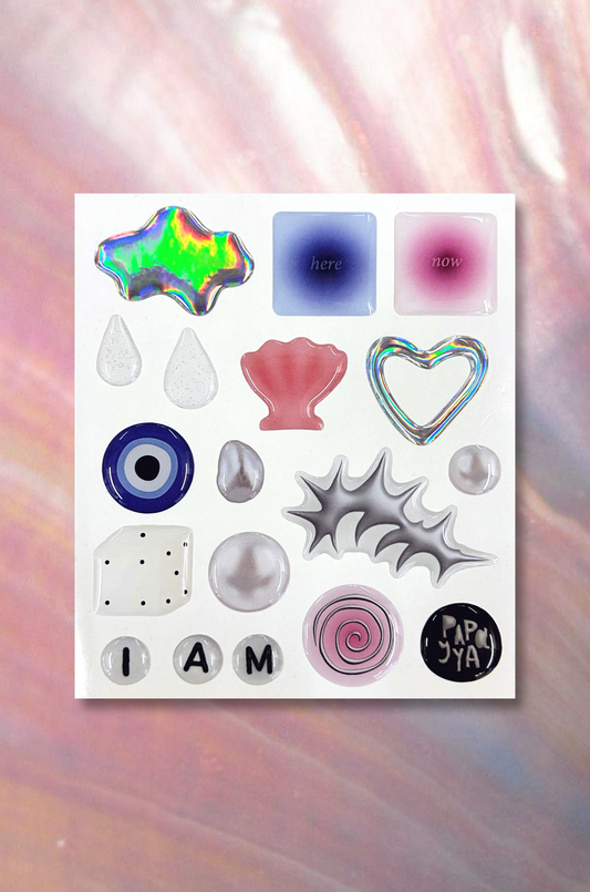 "Pearl" 3D stickerset