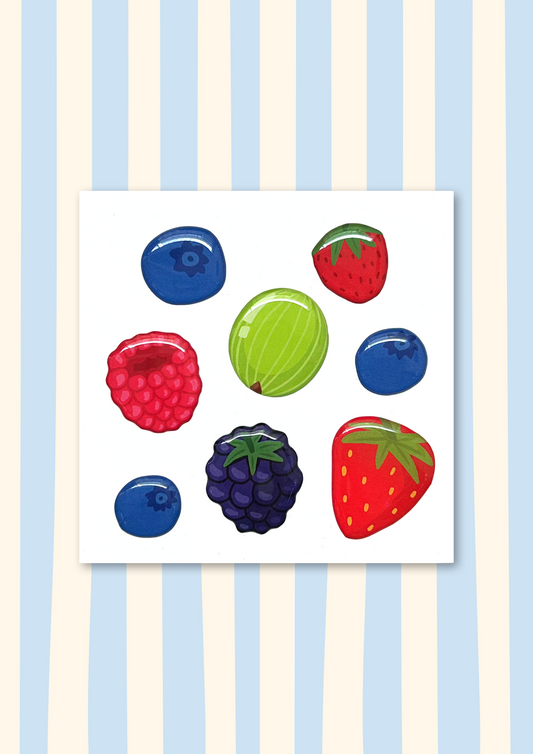 "Ягідки" 3D stickerset
