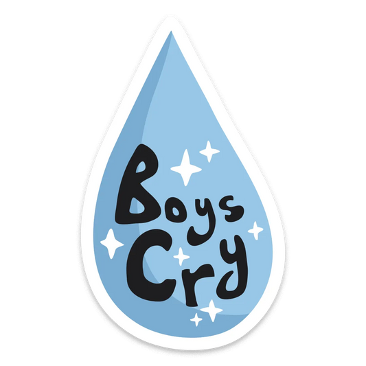 Стікер "Boys cry"