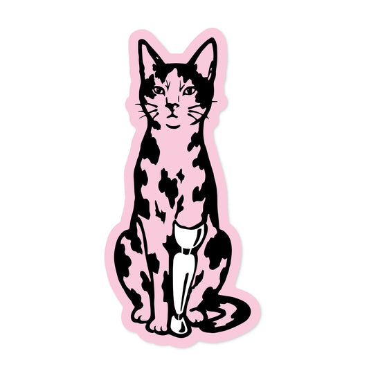 Стікер "Cat angels pink"