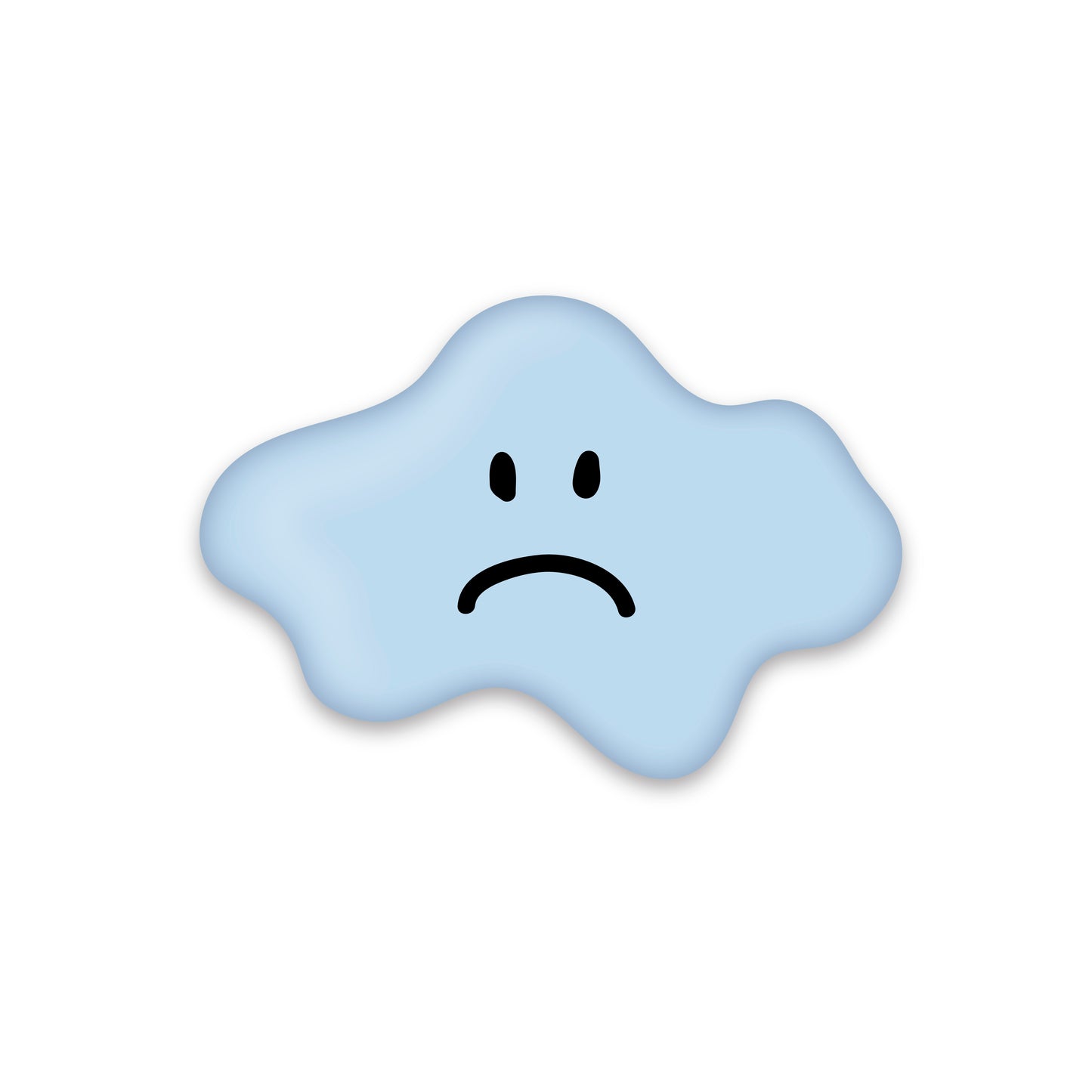 3D sticker "sad but true"