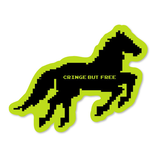 Стікер "cringe but free"
