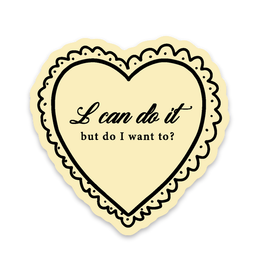 "I can do it"