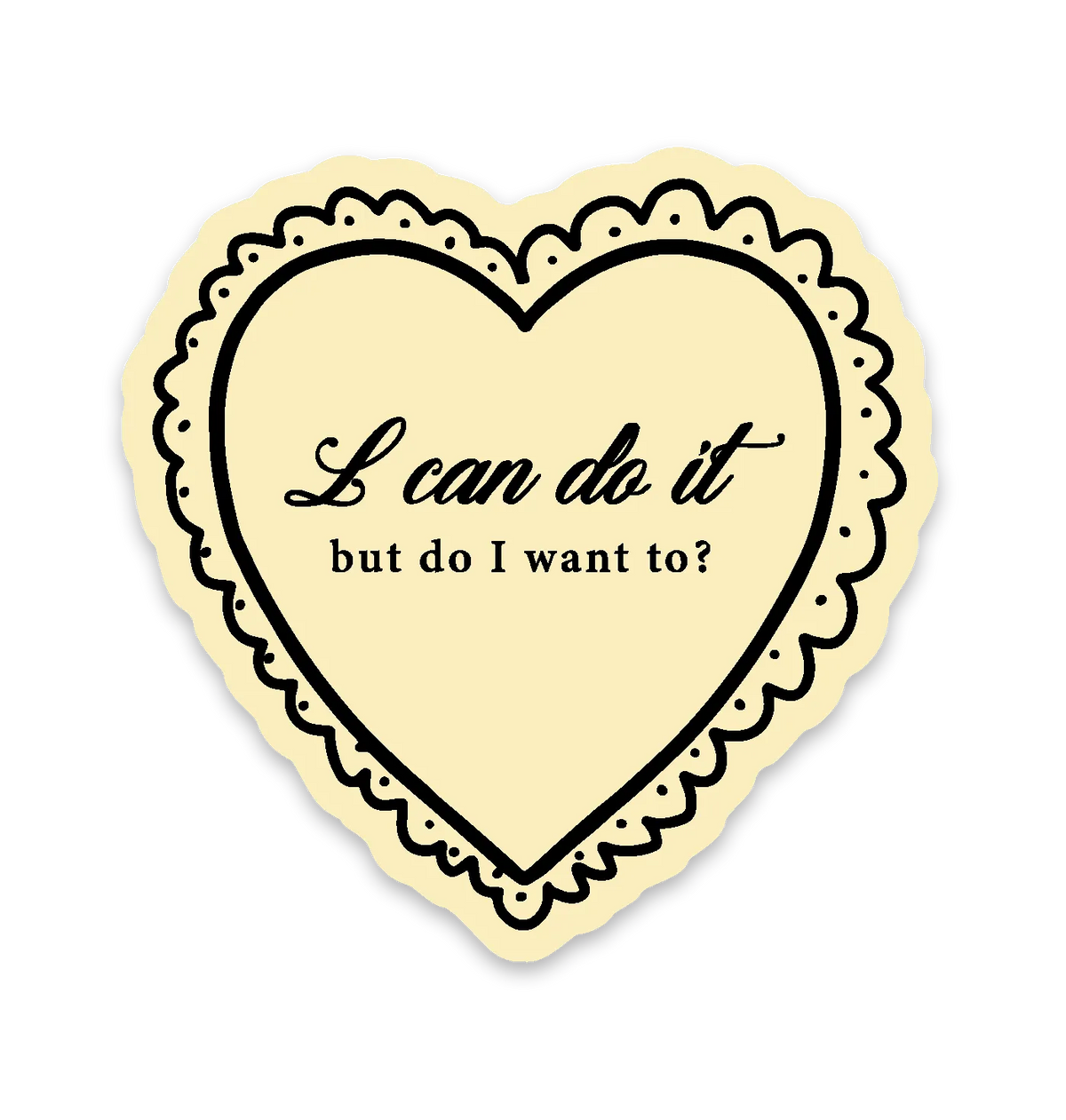 Стікер "I can do it"