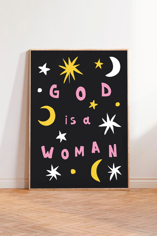 Постер "God is a woman"
