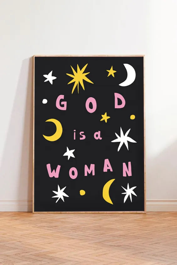 Постер "God is a woman"