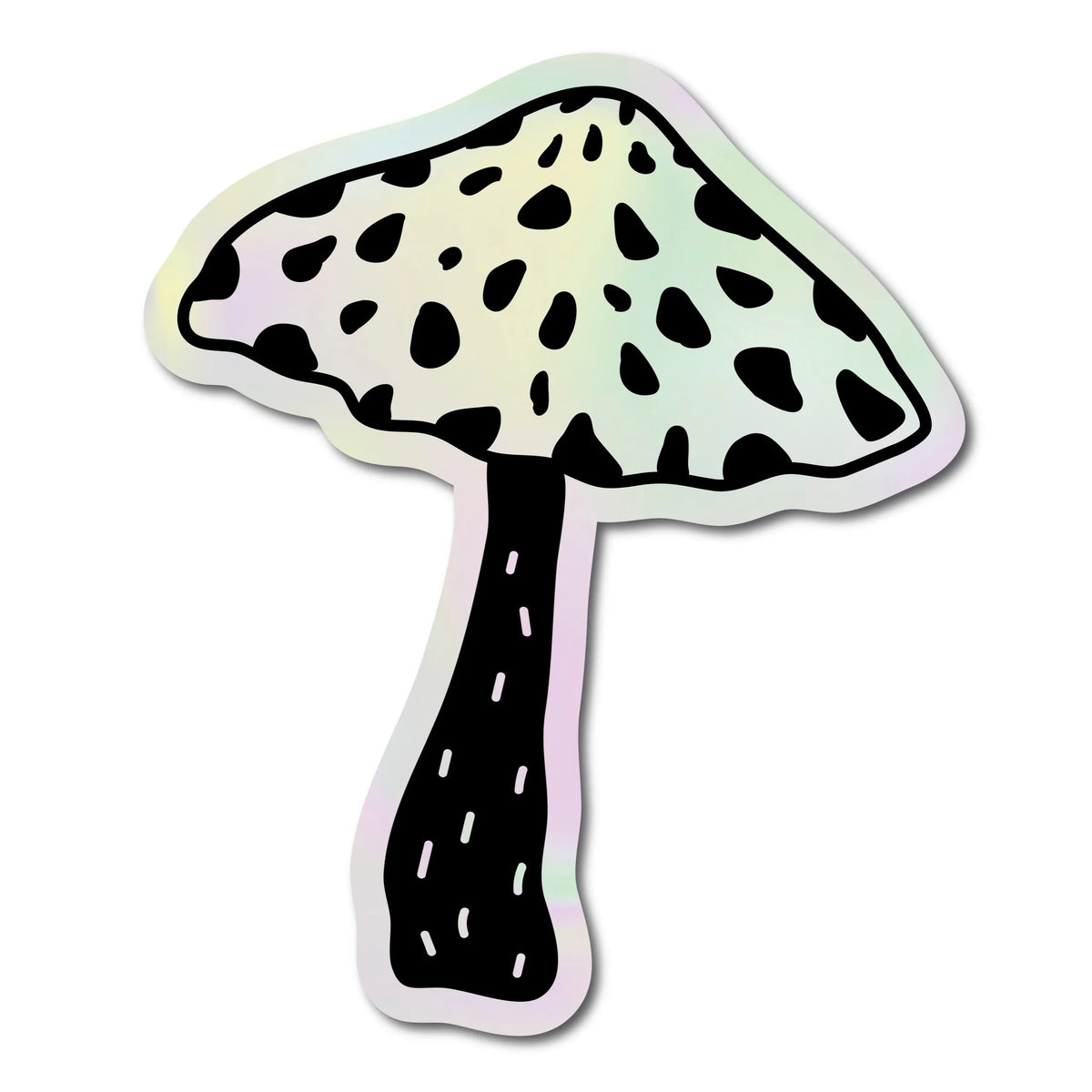 "Mushroom" голографічний стікер