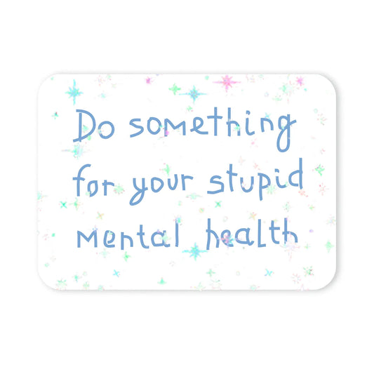 "Mental health" з блискітками