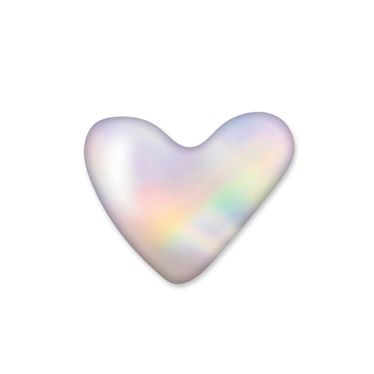 "mini heart" обʼємна голографічна наліпка