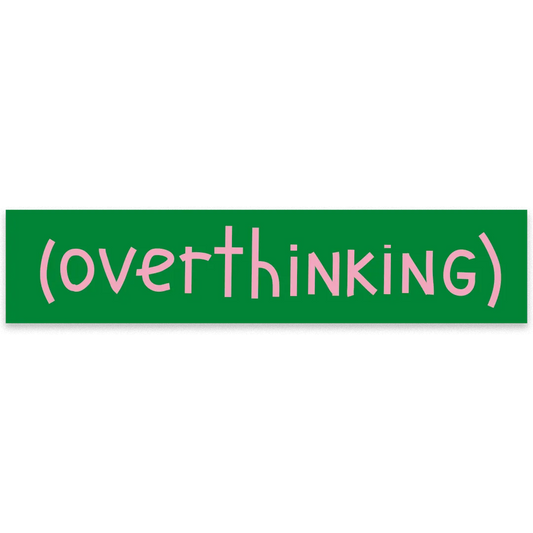 Стікер "Overthinking"