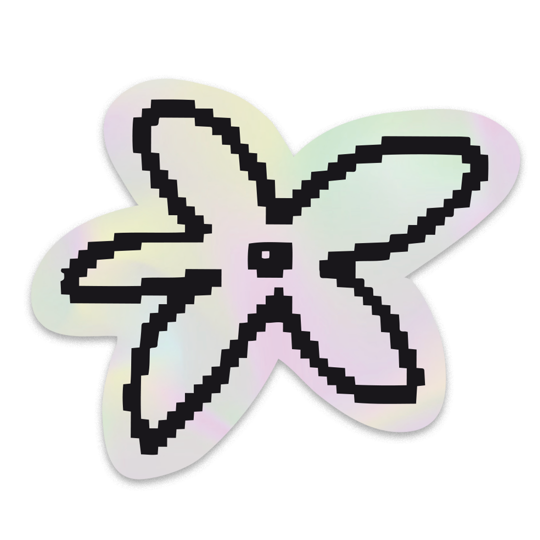 "Pixel flo" голографічний