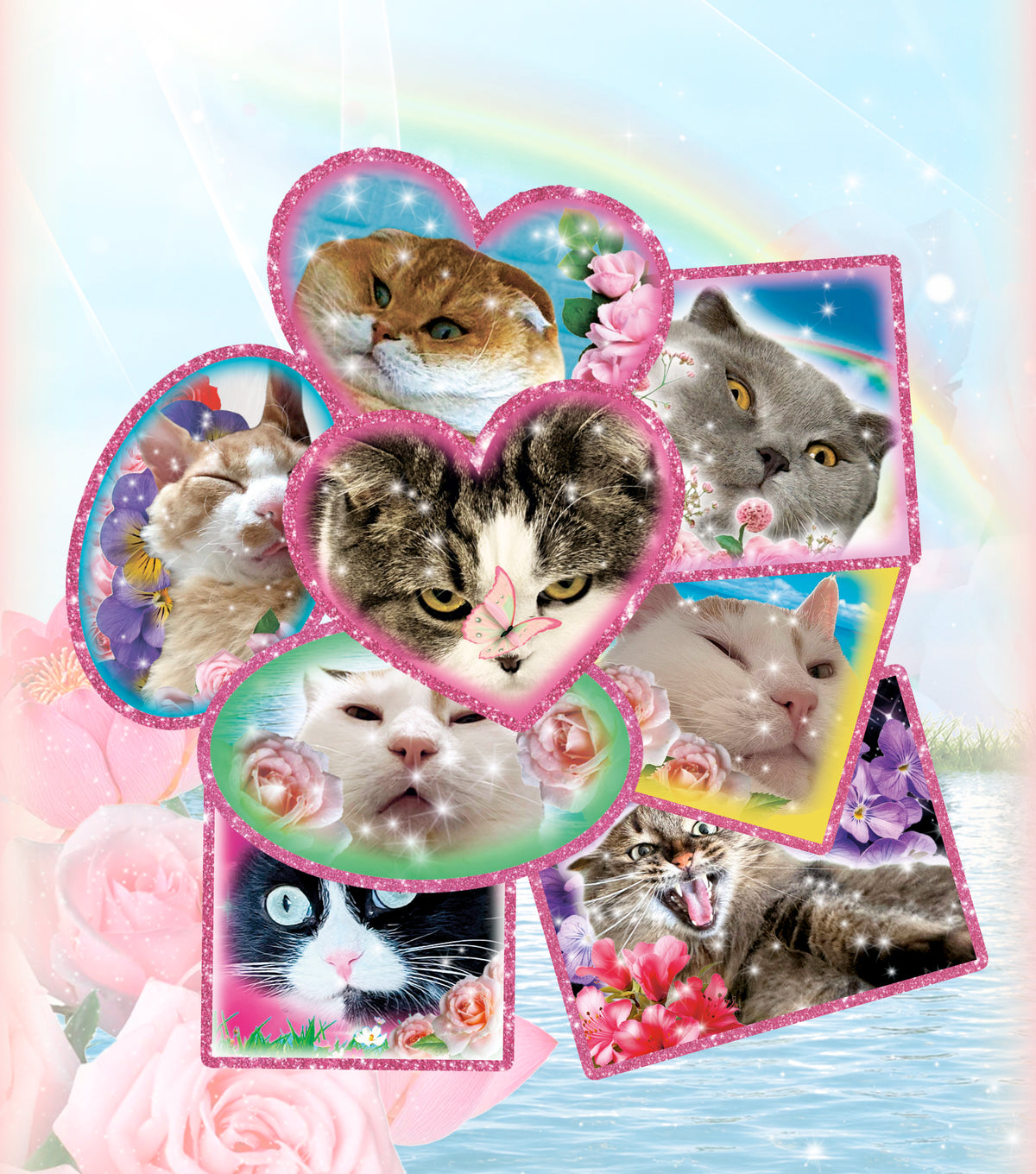 "Silly Cats" стікерпак вініловий