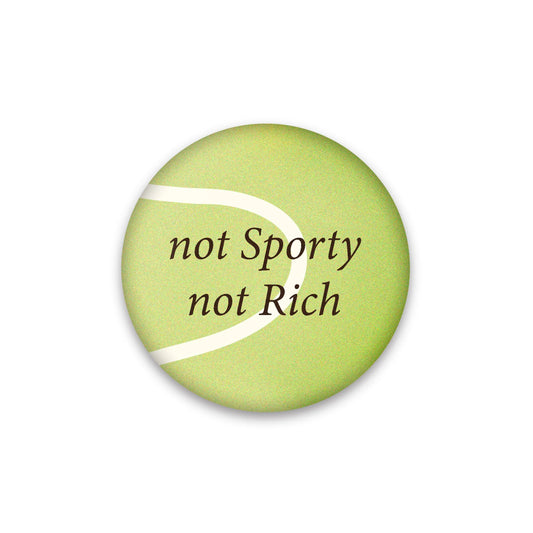 "Not sporty not rich" 3D стікер